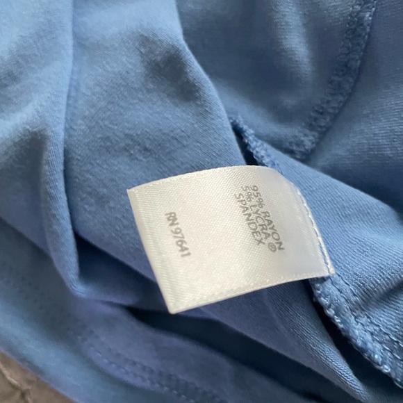 Jjill blue sleeveless dress petite large side pockets - Picture 3 of 4